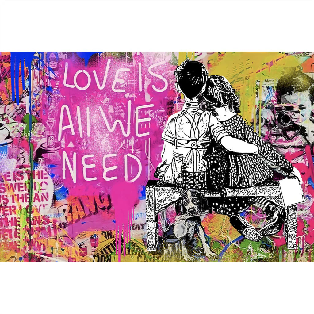 Love is all we need by Banksy