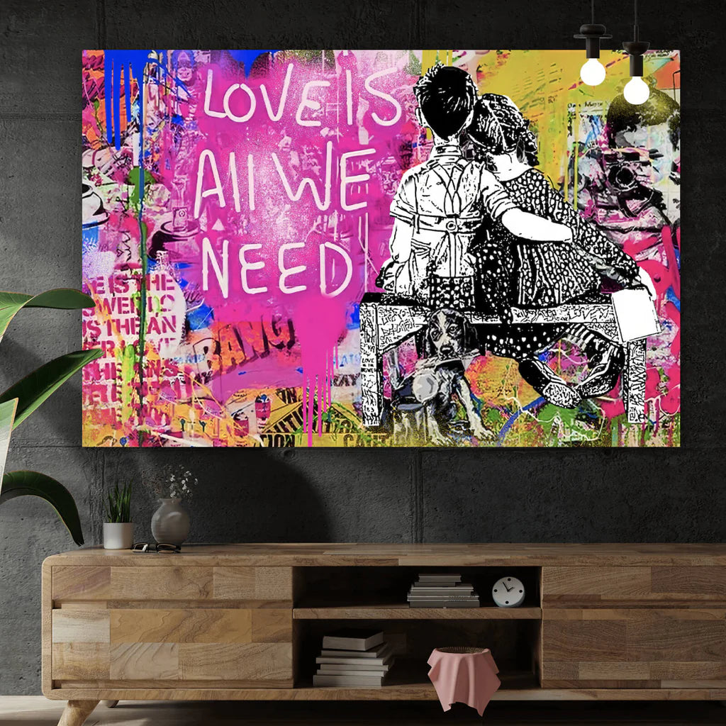 Love is all we need by Banksy