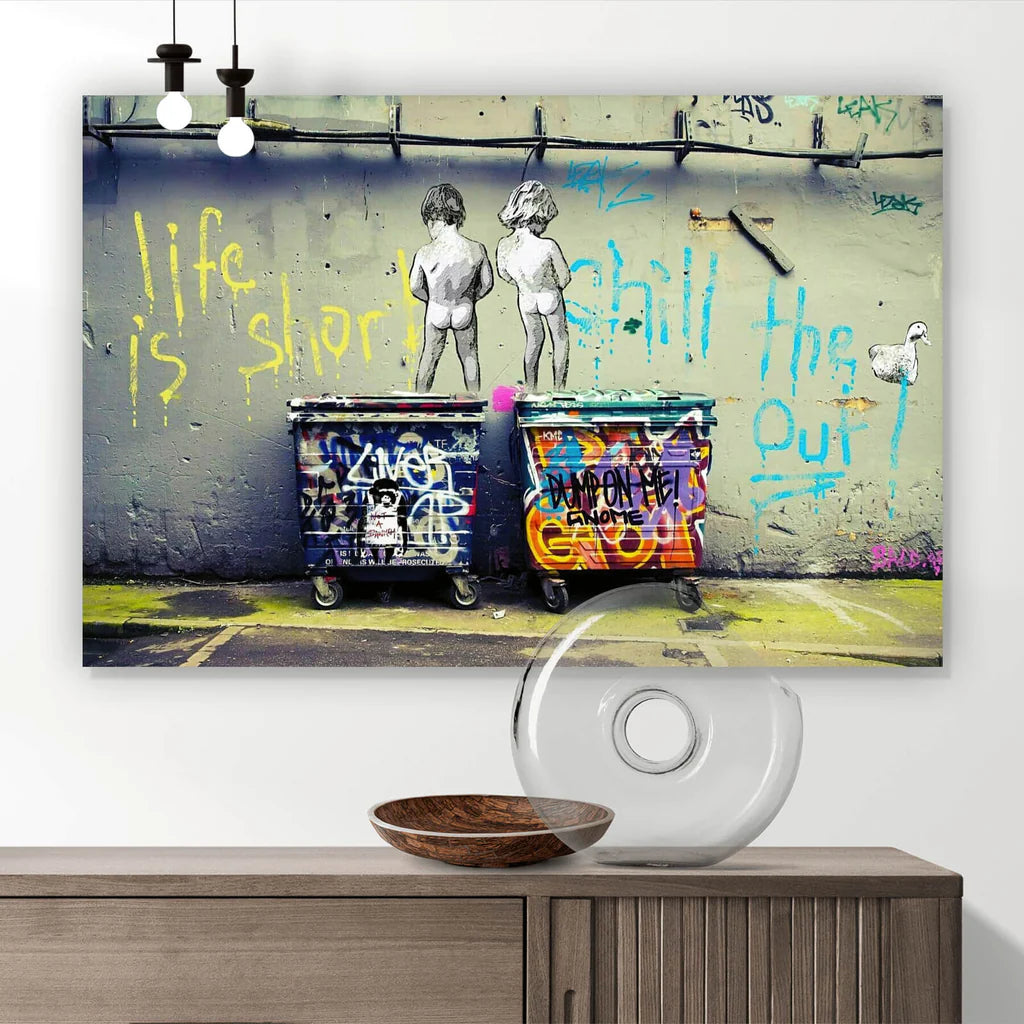 Life is Short by Banksy