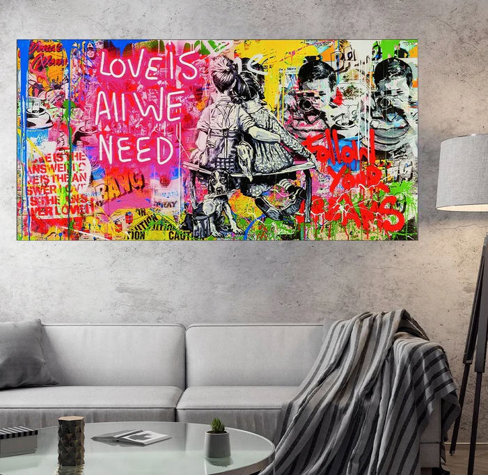 Love is all we need by Banksy